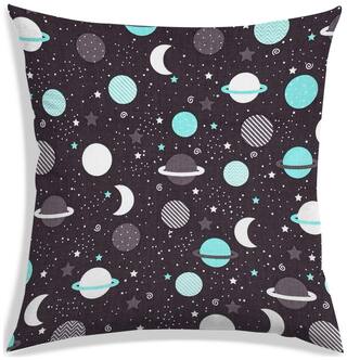 RADANYA Printed Polyester Brown Cushion Cover ( Regular , Pack of 1 )
