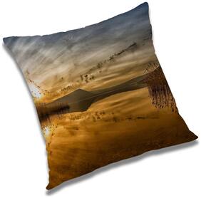 RADANYA Printed Cushion Cover with Filler Set 16x16 inch