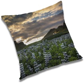 RADANYA Printed Cushion Cover with Filler Set 24x24 inch