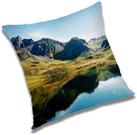 RADANYA Printed Cushion Cover with Filler Set 18x18 inch