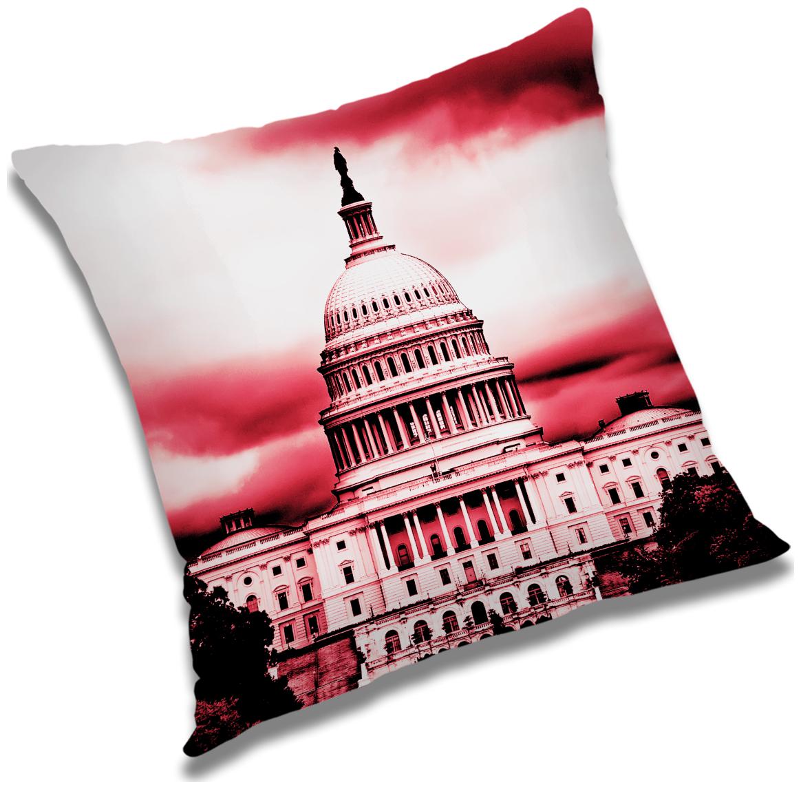 

RADANYA Printed Cushion Cover with Filler Set 18x18 inch