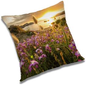 RADANYA Printed Cushion Cover with Filler Set 18x18 inch