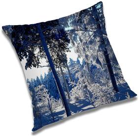 RADANYA Printed Cushion Cover with Filler Set 16x16 inch