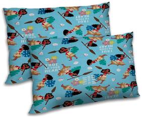 RADANYA Polyester Printed Pillow Covers ( Pack of 2 , Blue )