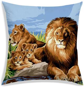 RADANYA Printed Cushion Cover 16x16 inch