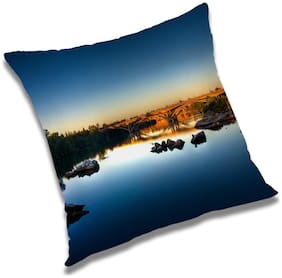 RADANYA Printed Cushion Cover with Filler Set 24x24 inch