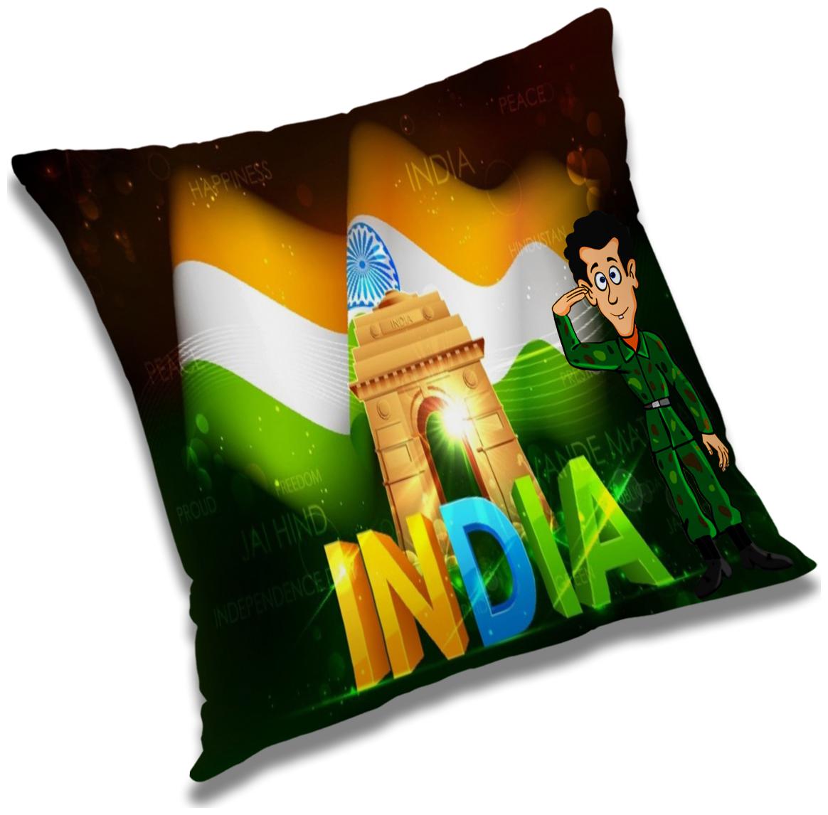 

RADANYA Printed Cushion Cover with Filler Set 20x20 inch