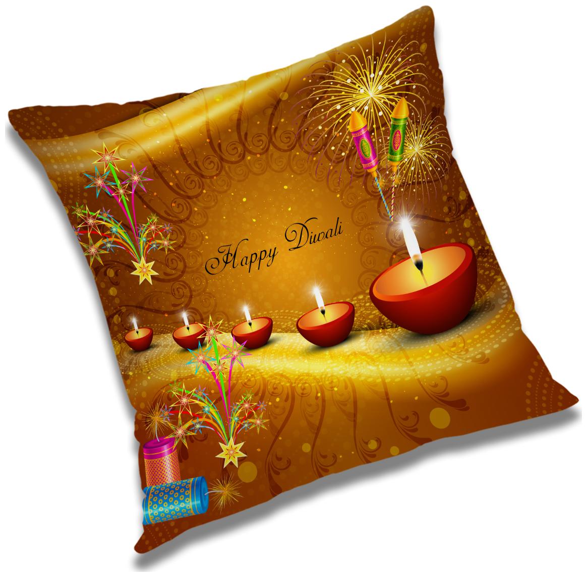 

RADANYA Printed Polyester Yellow Cushion Cover ( Regular Pack of 1 )