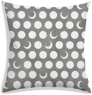 RADANYA Printed Polyester Grey Cushion Cover ( Extra large , Pack of 1 )