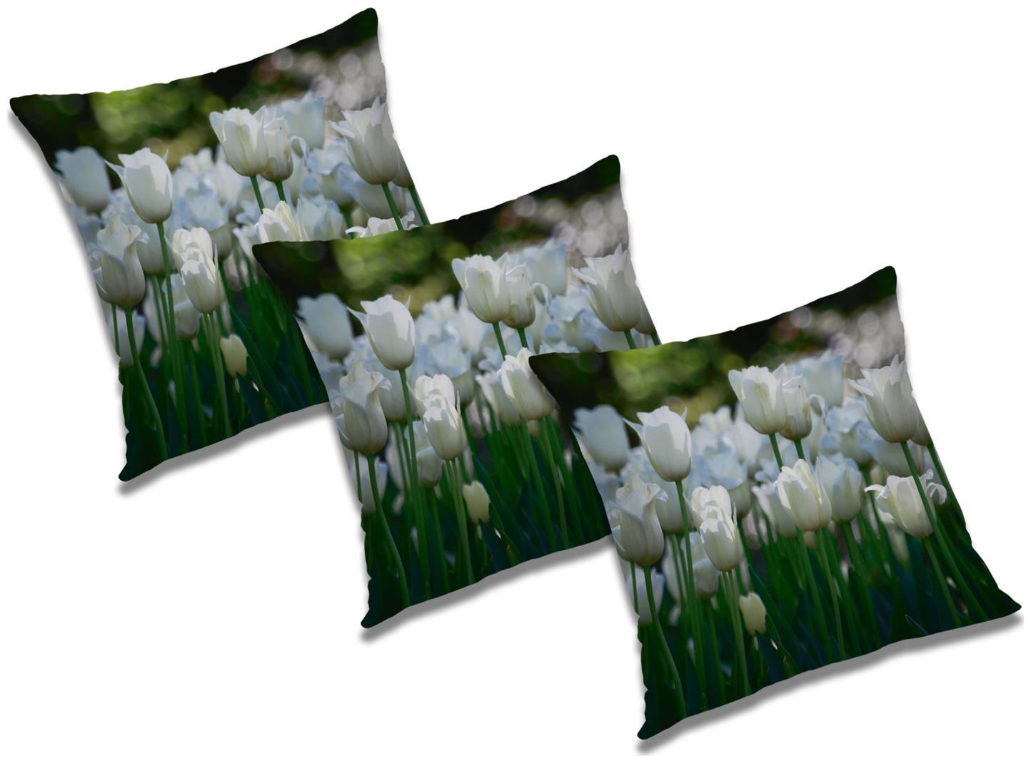

RADANYA Printed Cushion Cover with Filler (Set of 3) 16x16 inch