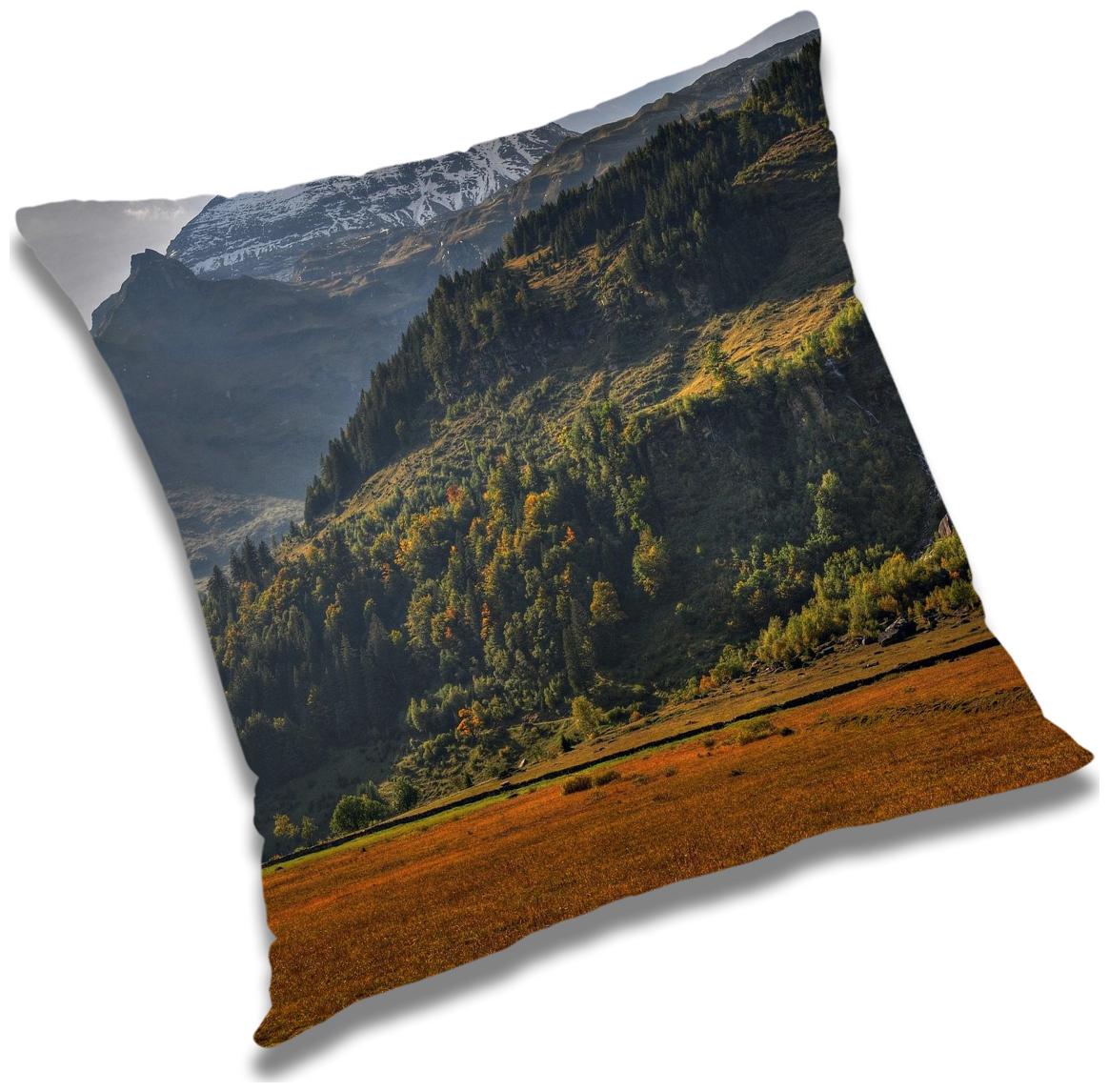 

RADANYA Printed Cushion Cover with Filler Set 16x16 inch