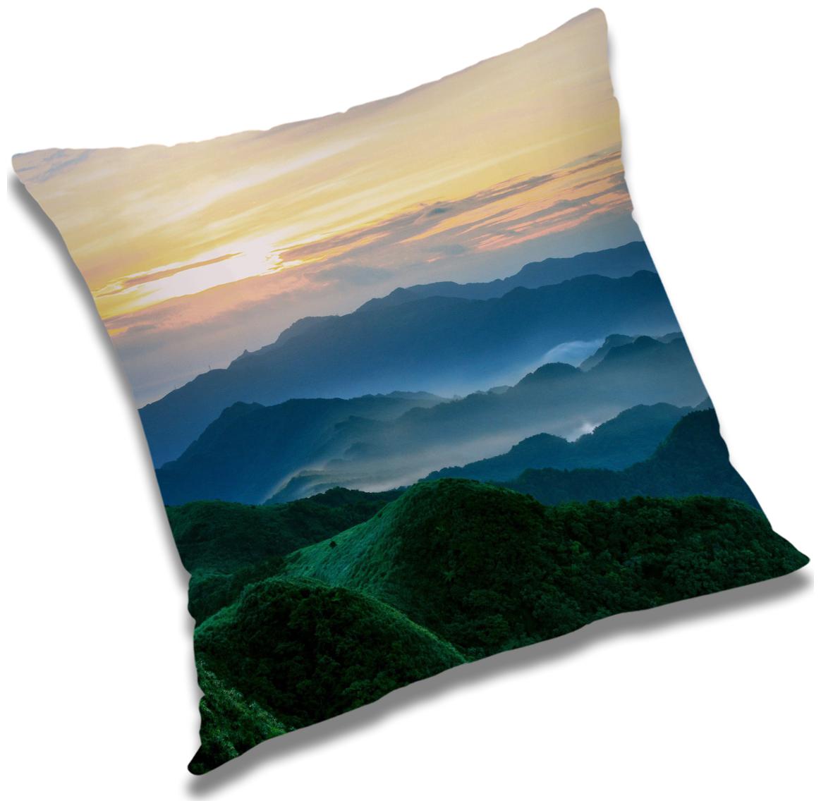 

RADANYA Printed Cushion Cover with Filler Set 12X12 inch