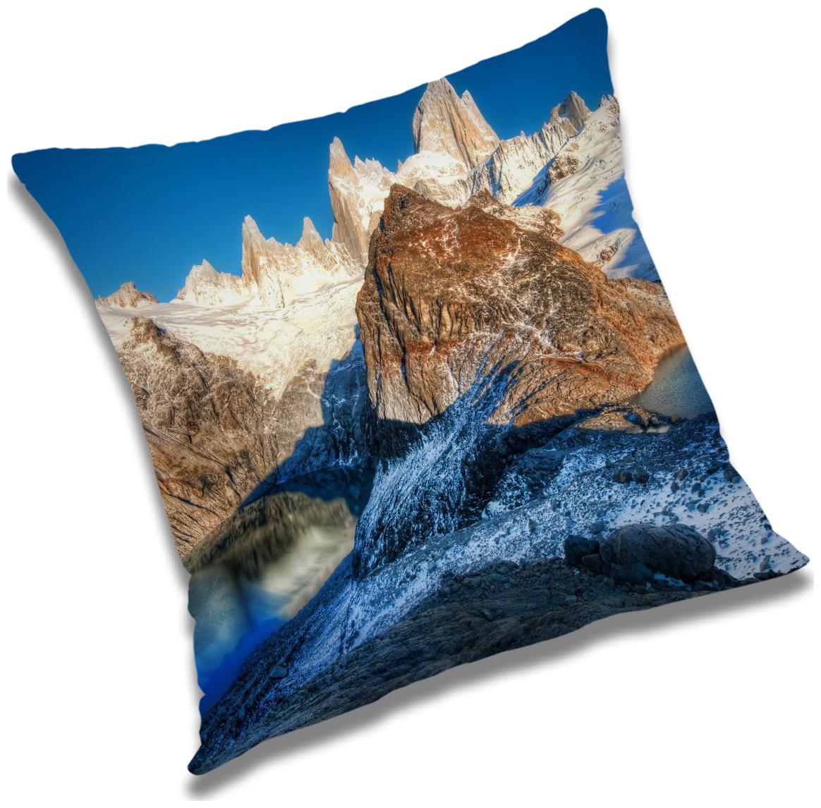 

RADANYA Printed Cushion Cover with Filler Set 12x12 inch