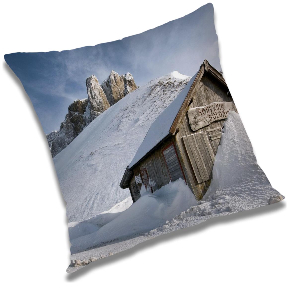 

RADANYA Printed Cushion Cover with Filler Set 18x18 inch