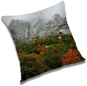 RADANYA Printed Cushion Cover with Filler Set 12x12 inch