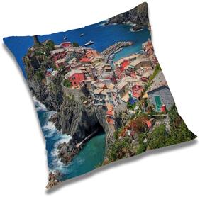 RADANYA Printed Cushion Cover with Filler Set 24x24 inch