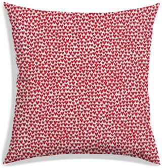 RADANYA Printed Polyester Red Cushion Cover ( Regular , Pack of 1 )