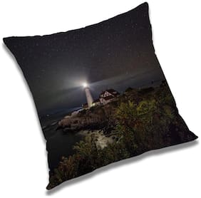 RADANYA Printed Cushion Cover with Filler Set 24x24 inch