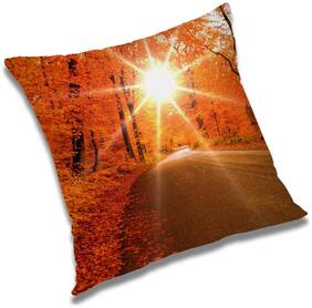 RADANYA Printed Cushion Cover with Filler Set 12x12 inch
