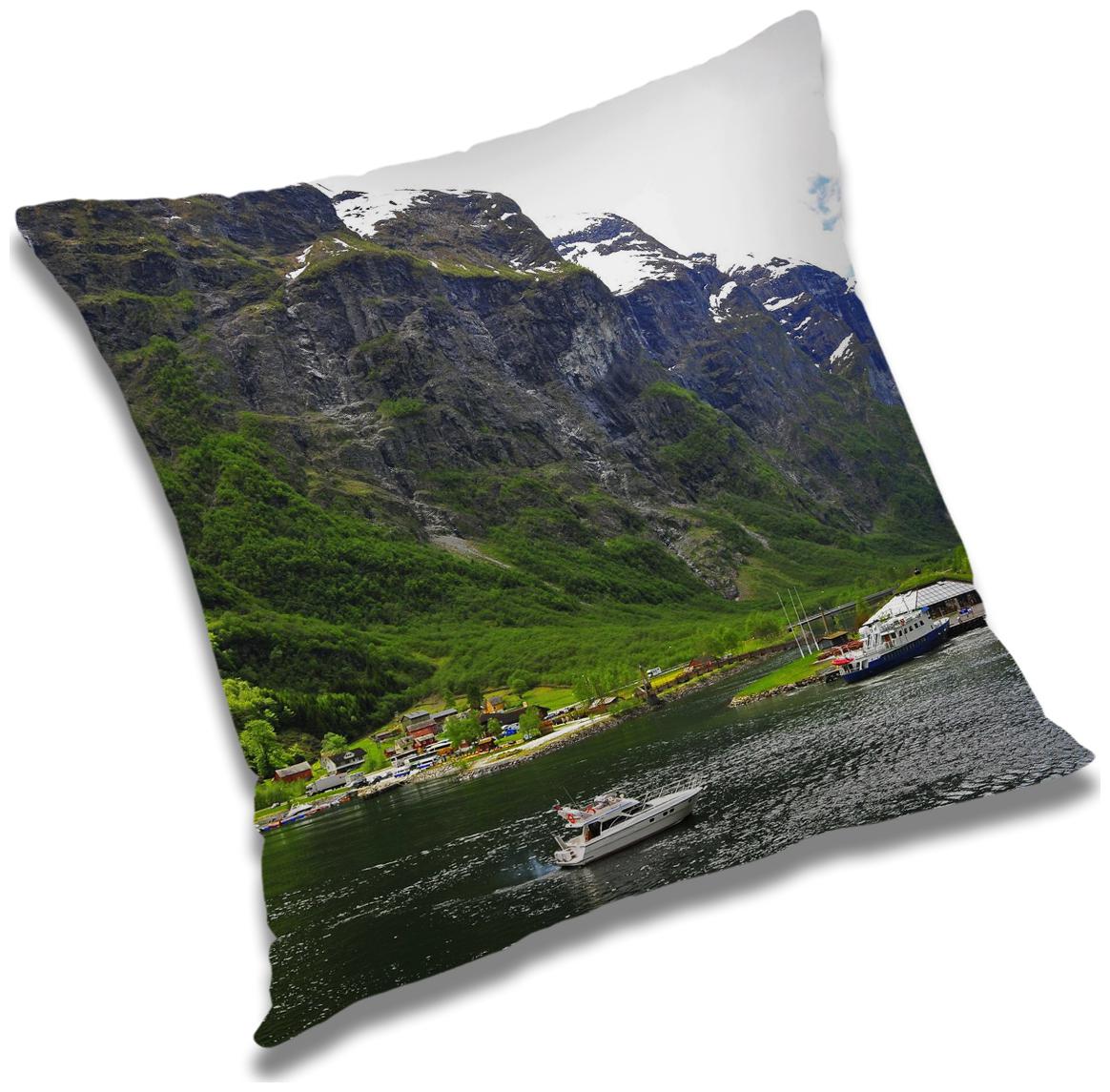 

RADANYA Printed Cushion Cover with Filler Set 12X12 inch
