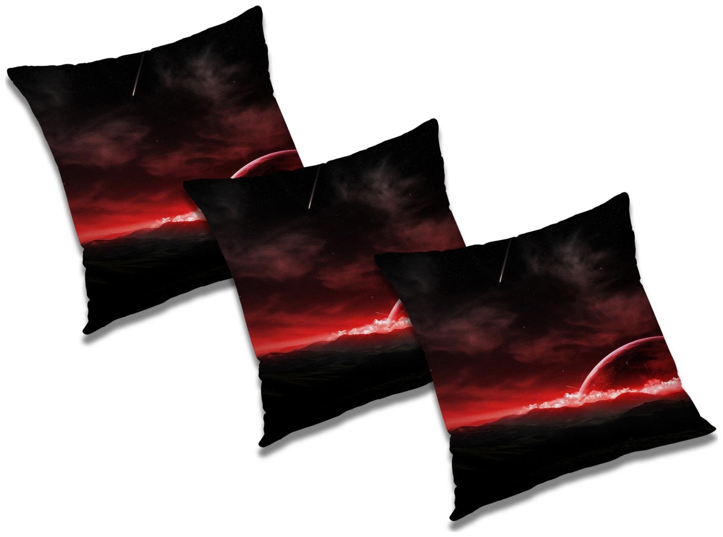 

RADANYA Printed Cushion Cover with Filler (Set of 3) 20x20 inch