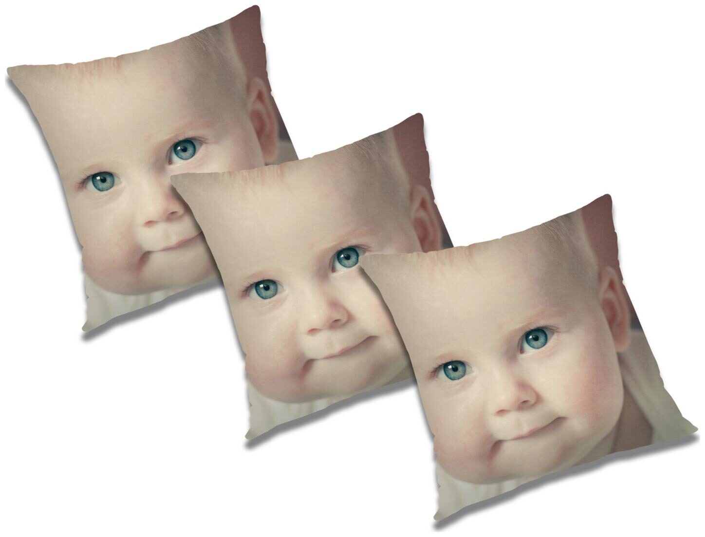 

RADANYA Printed Cushion Cover with Filler (Set of 3) 24x24 inch