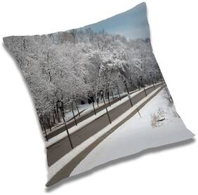 RADANYA Printed Cushion Cover with Filler Set 18x18 inch