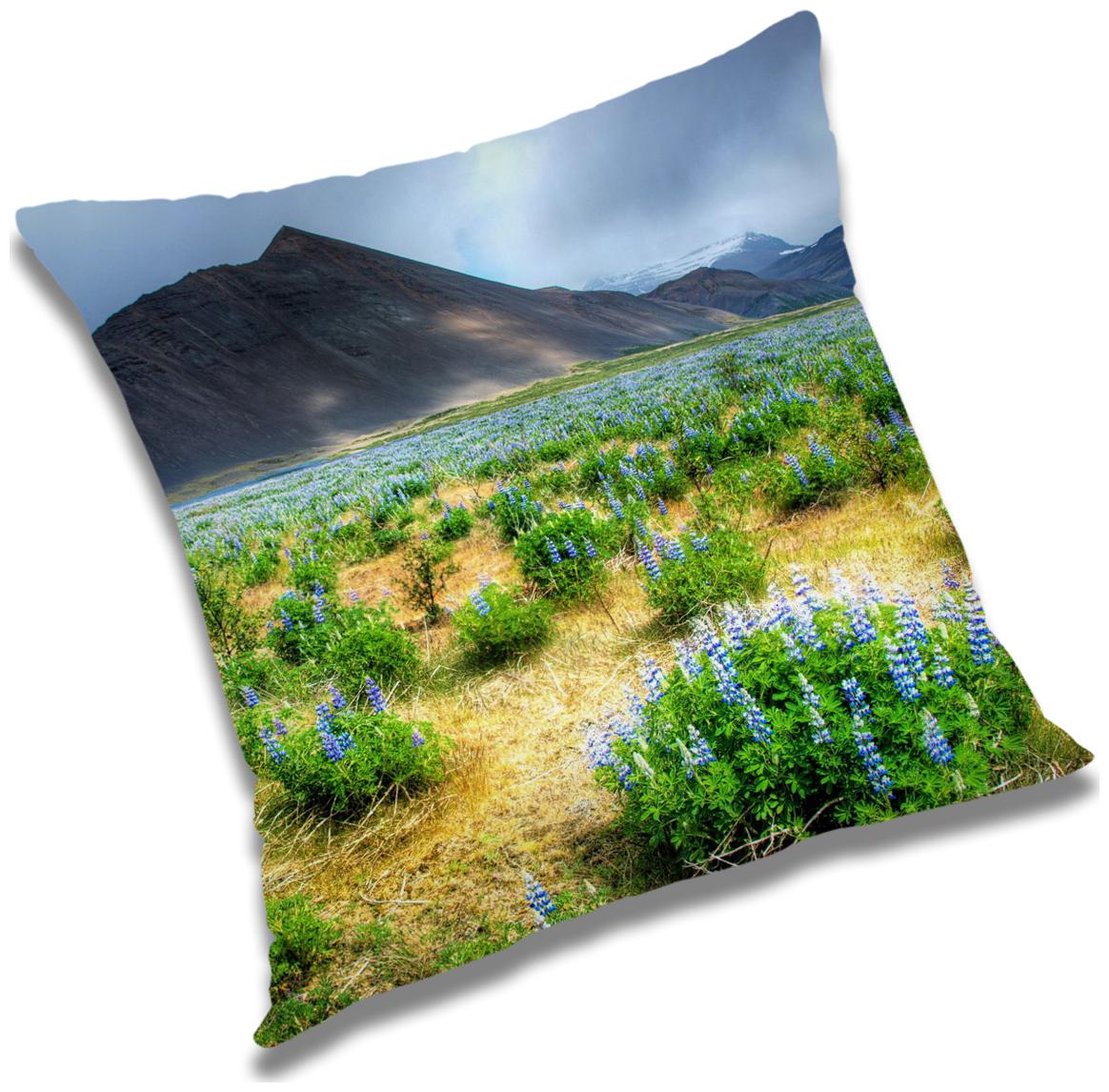 

RADANYA Printed Cushion Cover with Filler Set 18x18 inch