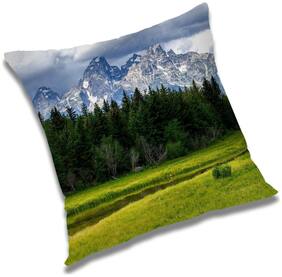 RADANYA Printed Cushion Cover with Filler Set 12x12 inch