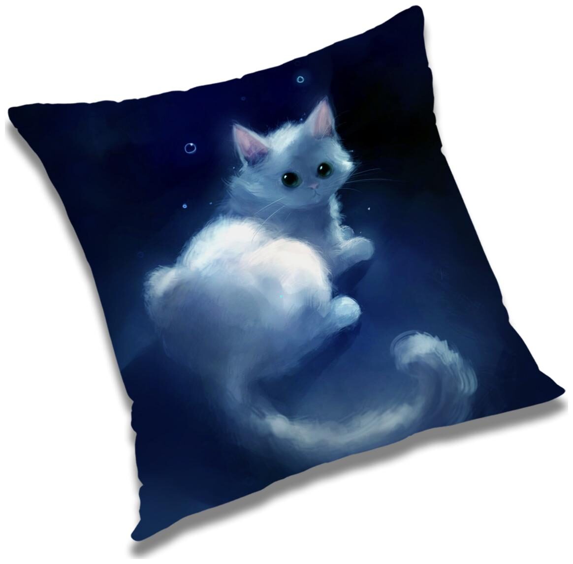 

RADANYA Printed Polyester Blue Cushion Cover ( Regular Pack of 1 )