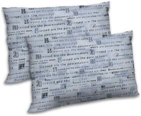 RADANYA Polyester Printed Pillow Covers ( Pack of 2 , Beige )