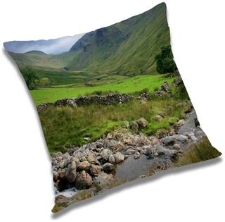 RADANYA Printed Cushion Cover with Filler Set 16x16 inch