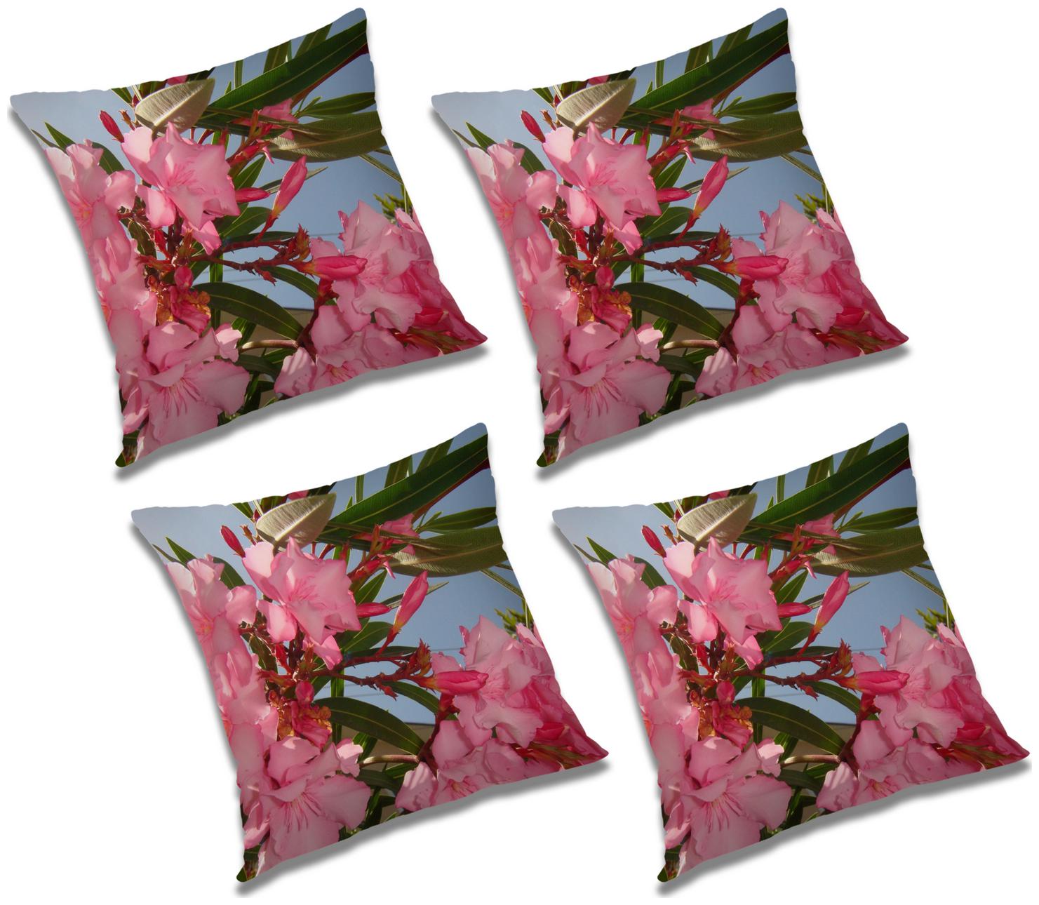 

RADANYA Printed Cushion Cover with Filler (Set of 4) 12X12 inch