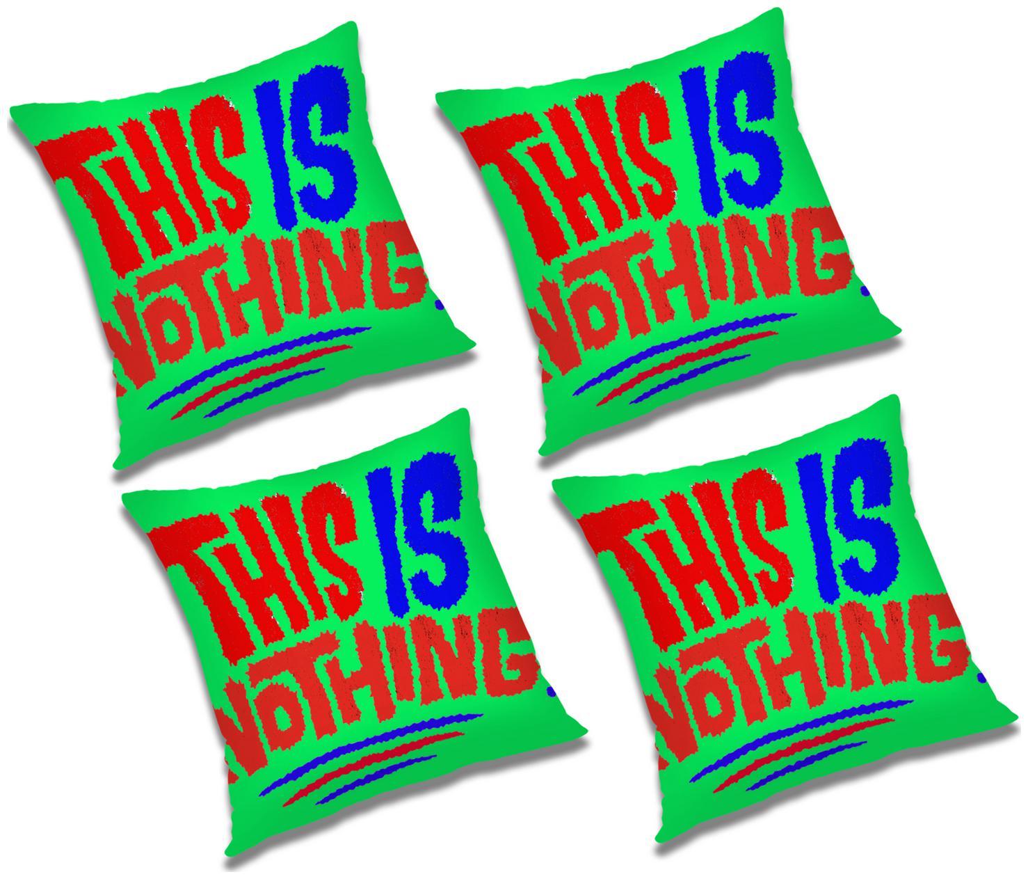 

RADANYA Printed Cushion Cover (Set of 4) 12X12 inch