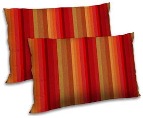 RADANYA Polyester Floral Pillow Covers ( Pack of 2 , Orange )