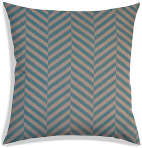 RADANYA Striped Polyester Grey Cushion Cover ( Extra large , Pack of 1 )