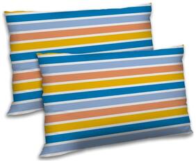 RADANYA Polyester Printed Pillow Covers ( Pack of 2 , Multi )