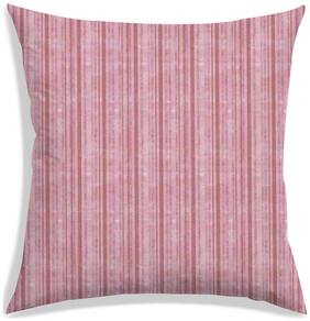 RADANYA Striped Polyester Peach Cushion Cover ( Regular , Pack of 1 )