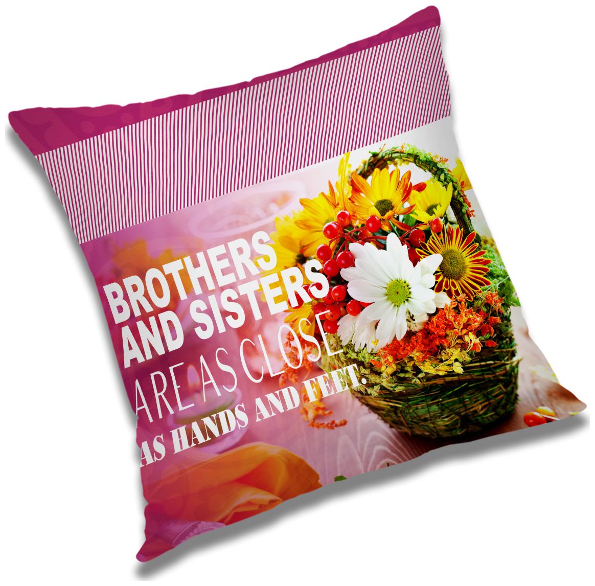 

RADANYA Printed Polyester Pink Cushion Cover ( Small Pack of 1 )