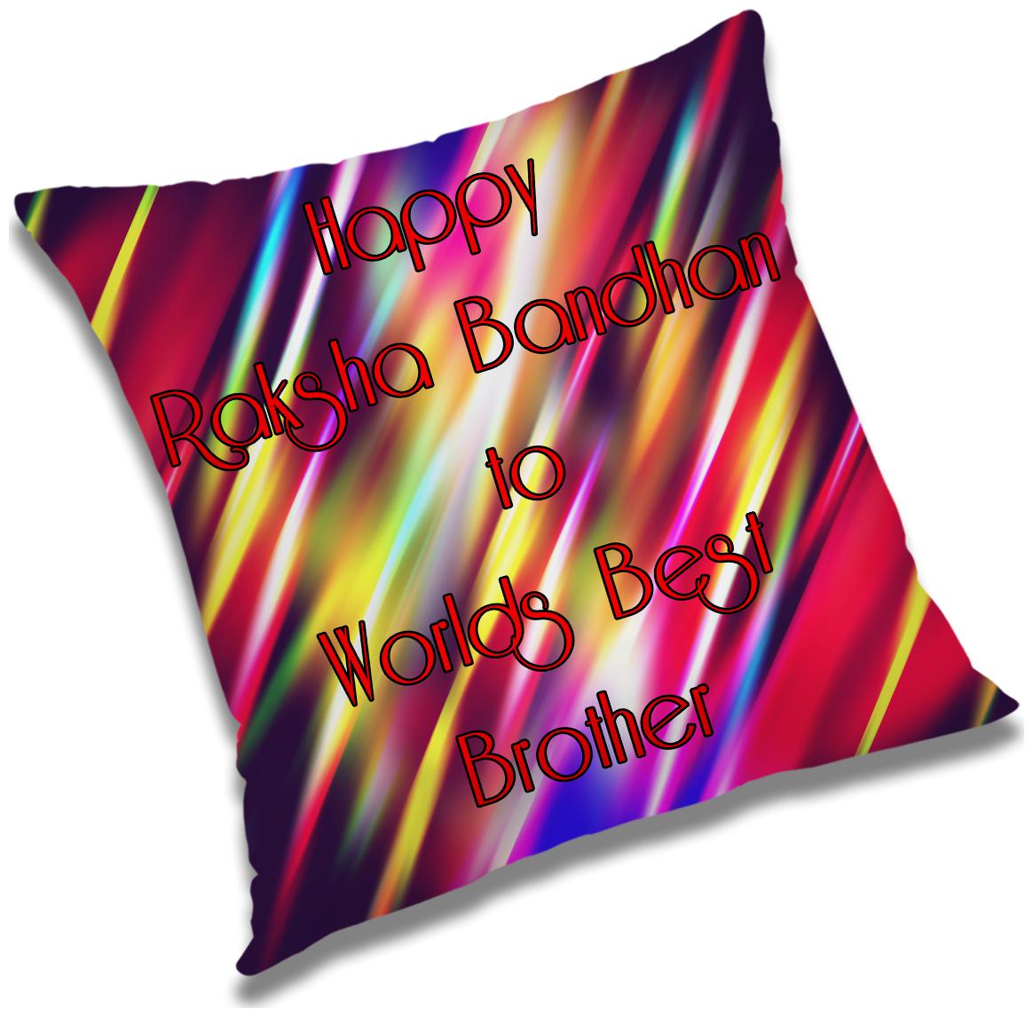 

RADANYA Text Print Cushion Cover 18x18 inch