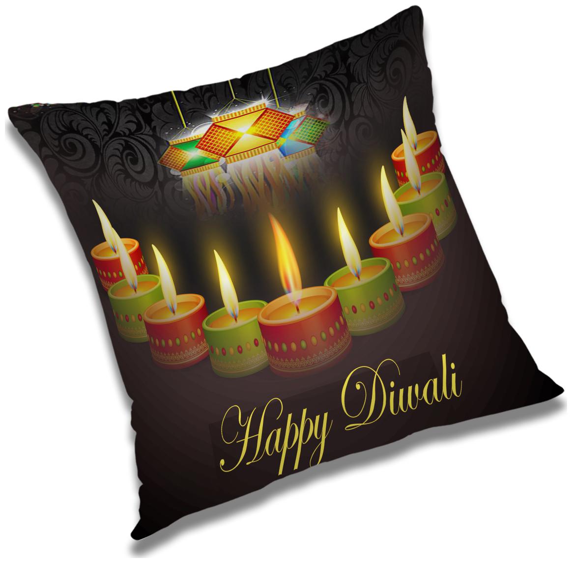 

RADANYA Text Print Cushion Cover 18x18 inch