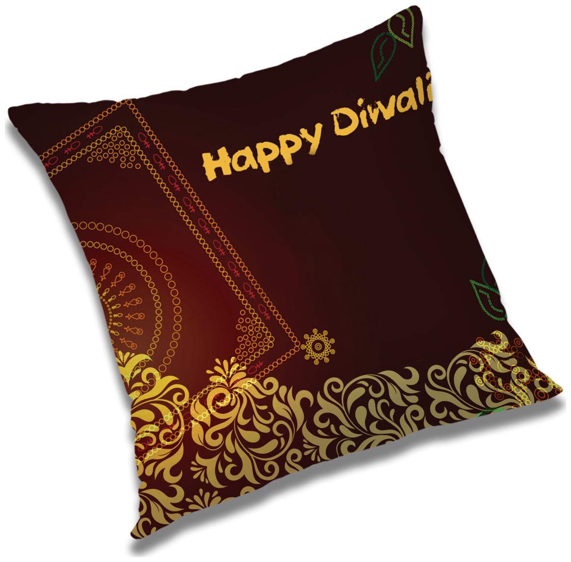 

RADANYA Text Print Cushion Cover 16x16 inch