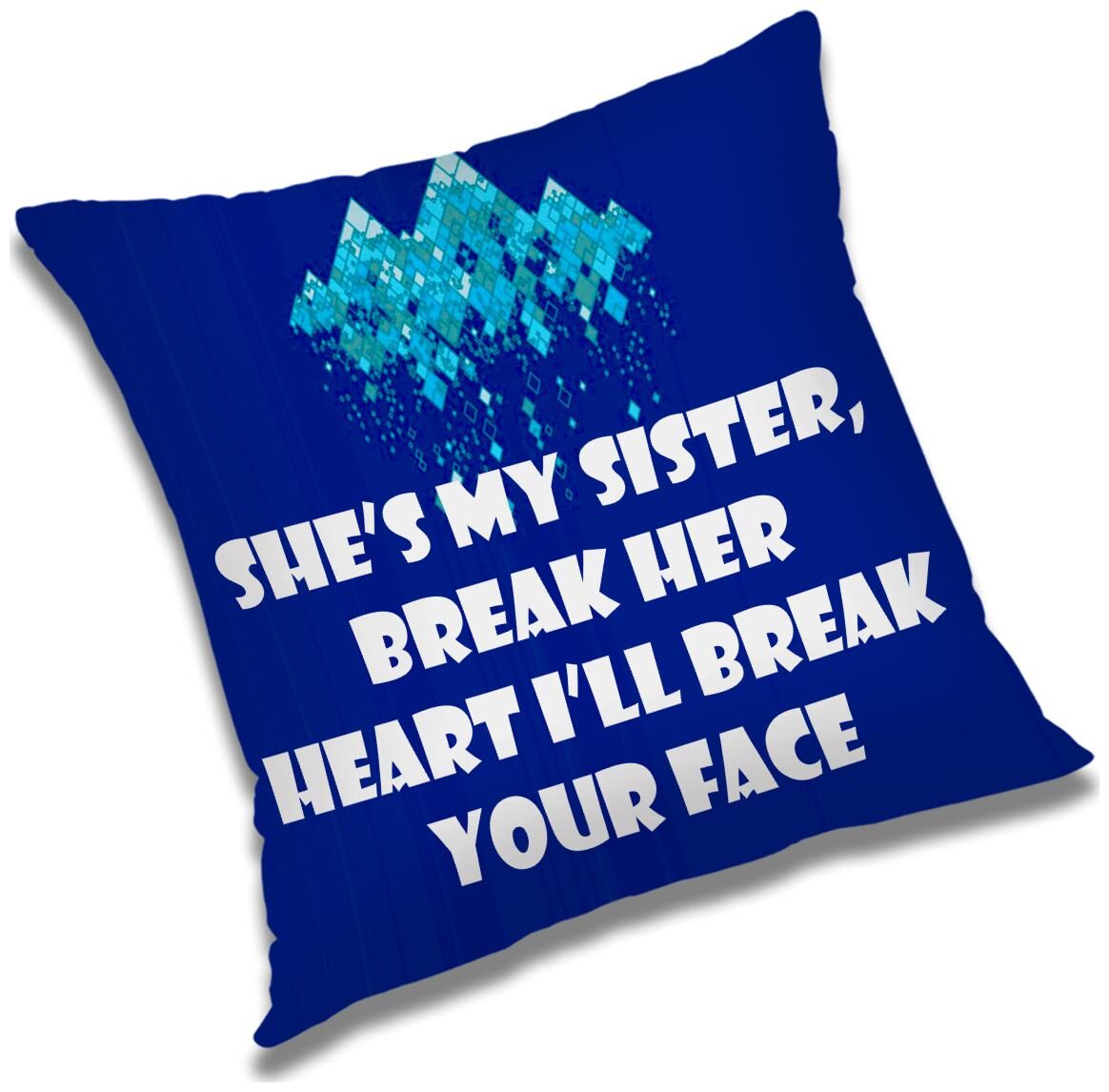 

RADANYA Printed Polyester Blue Cushion Cover ( Regular Pack of 1 )