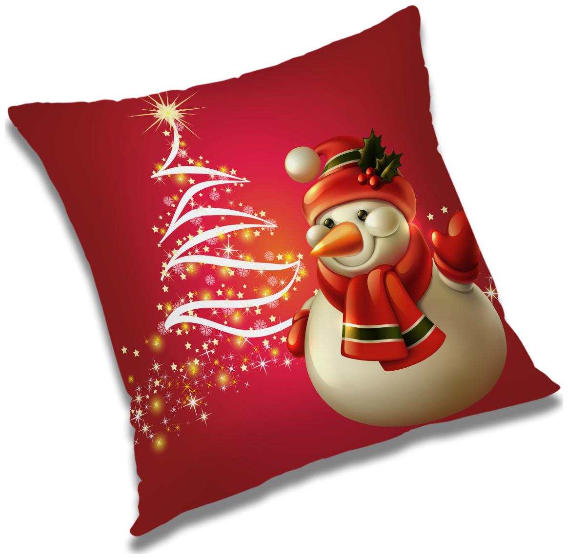 

RADANYA Text Print Cushion Cover with Filler Set 16x16 inch