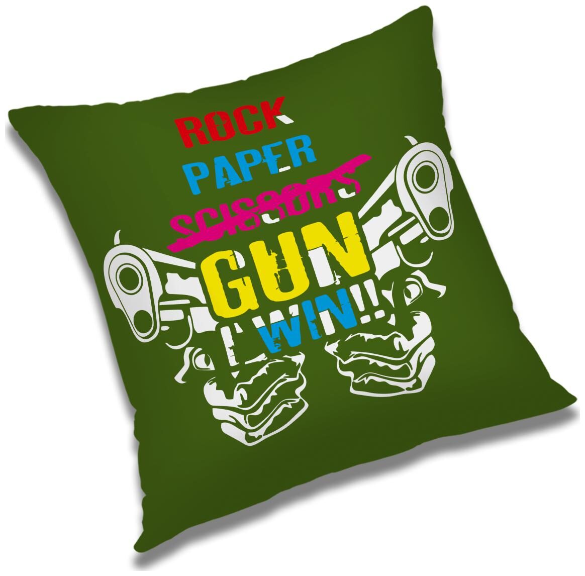 

RADANYA Text Print Cushion Cover 12X12 inch