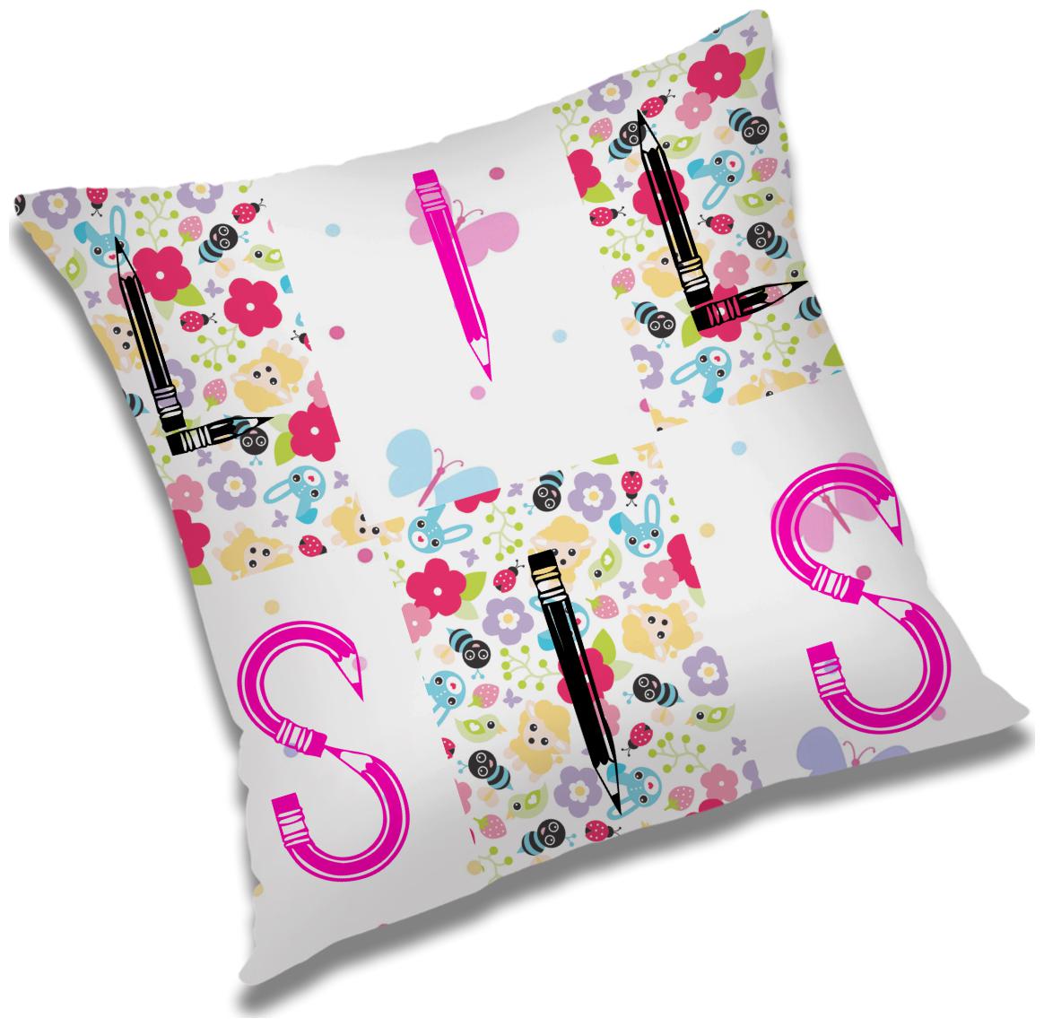 

RADANYA Text Print Cushion Cover 12X12 inch