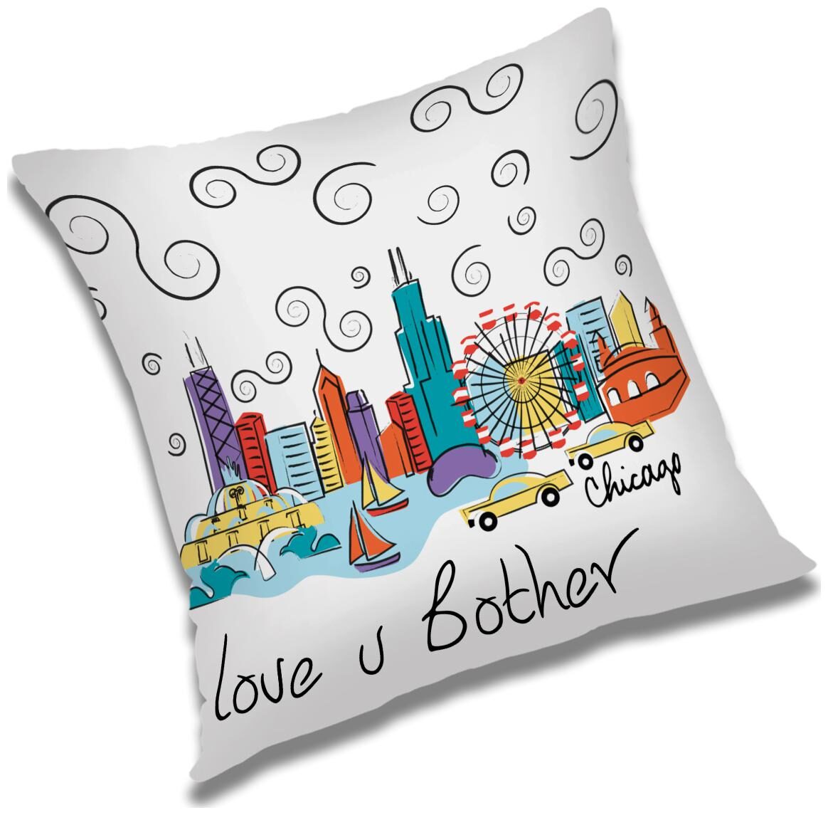 

RADANYA Printed Polyester Grey Cushion Cover ( Regular Pack of 1 )