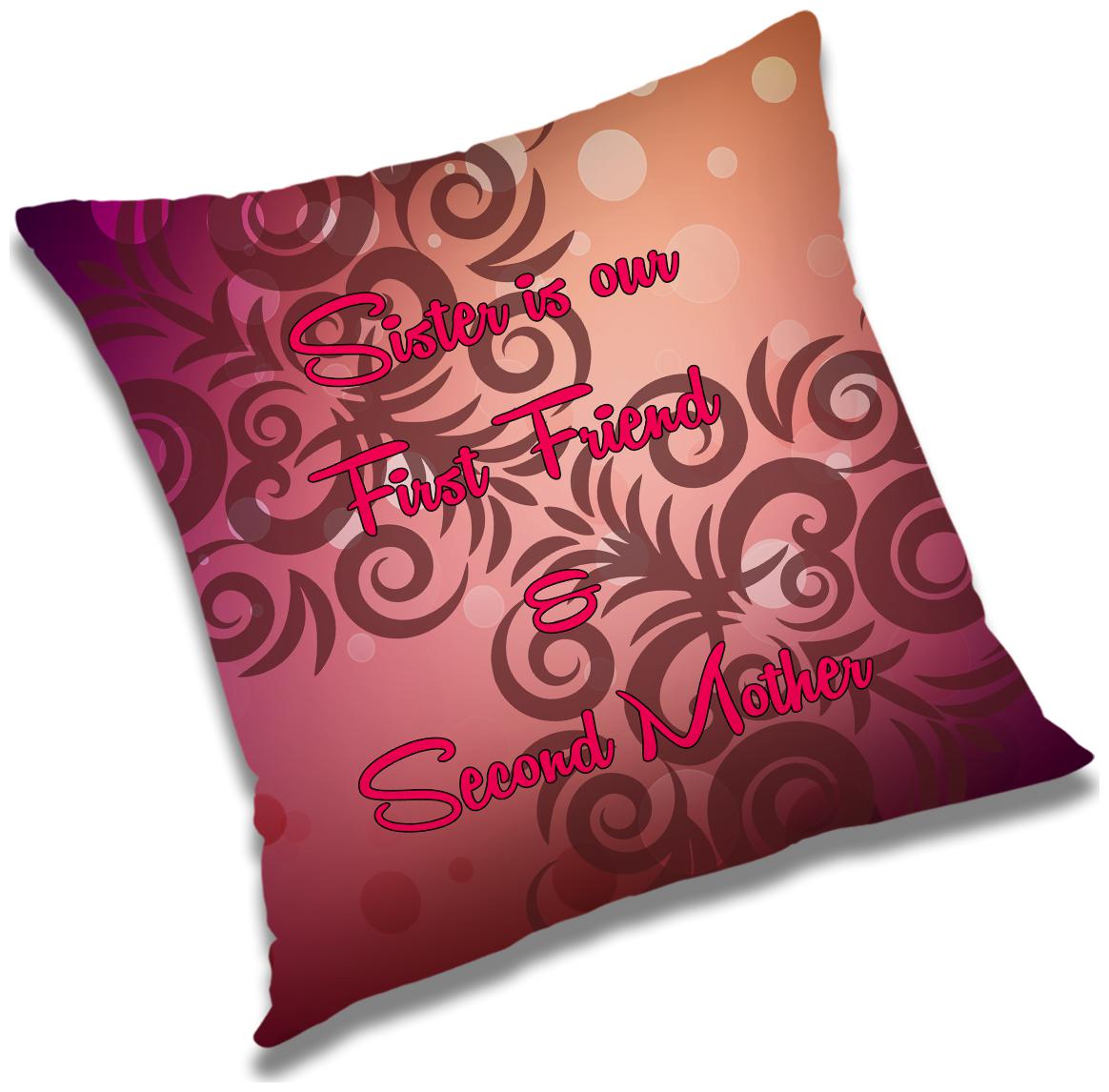 

RADANYA Printed Polyester Pink Cushion Cover ( Small Pack of 1 )
