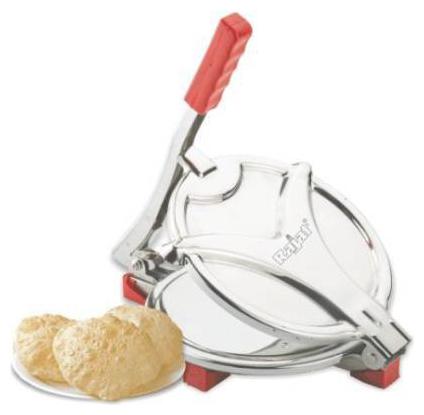 

Rajat Stainless Steel Puri Chapati Press-Set of 1