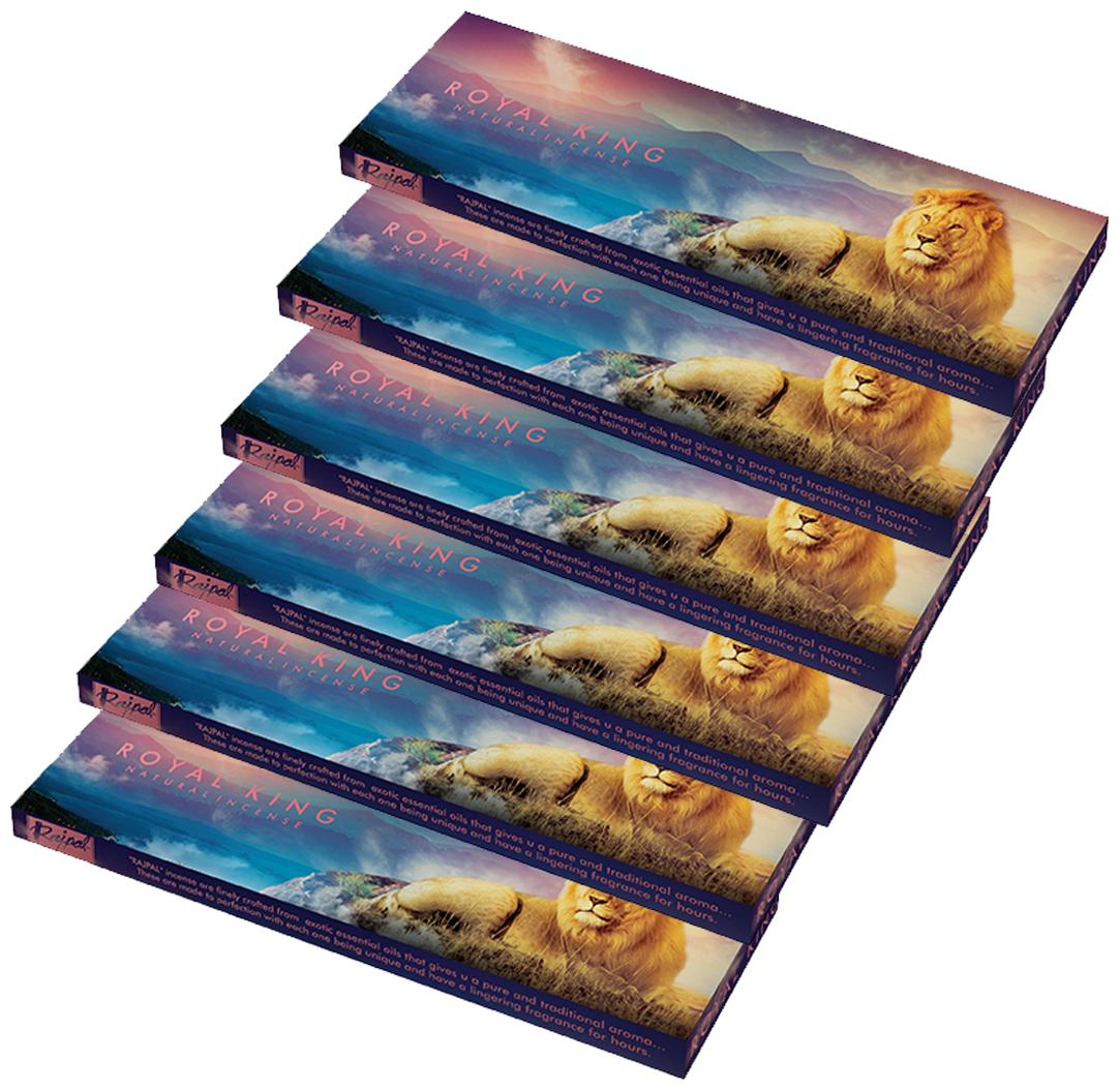 

Rajpal Royal King Black Perfumed Fragrance Natural Incense Stick (50Gram)